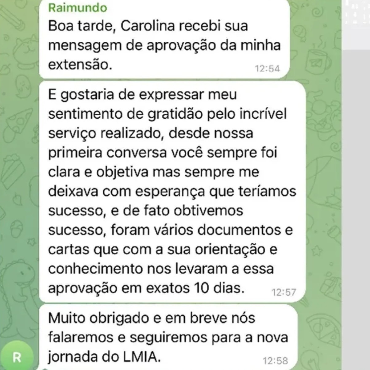 Depoimento de cliente — Abril 2026