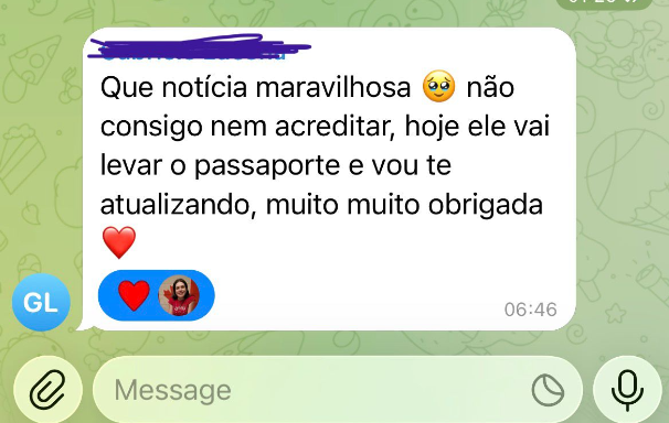 Depoimento de cliente — Maio 2026 (1/2)
